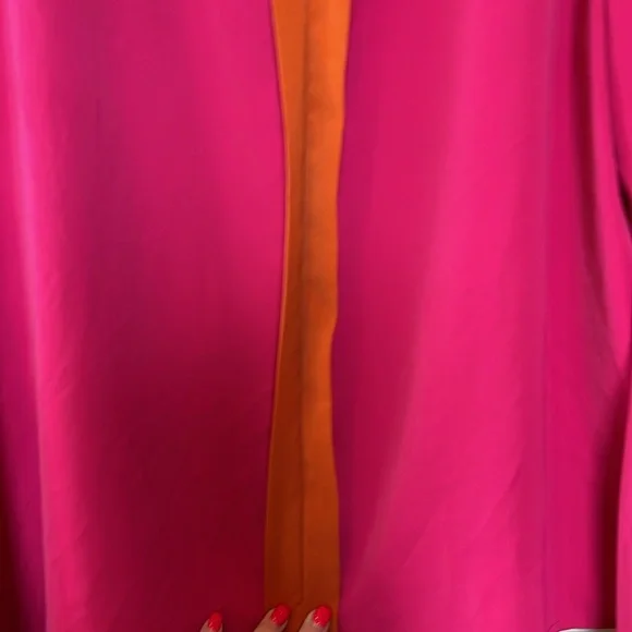 SHEIN pink and orange blouse size XL - Picture 4 of 8